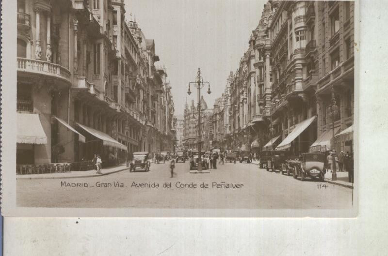 Postal 013010: Madrid, Gran Via. Avda Conde de Peñalver