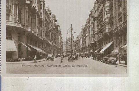 Postal 013010: Madrid, Gran Via. Avda Conde de Peñalver
