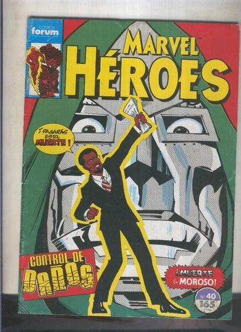 Marvel Heroes numero 40: Control de Daños (numerado 1 en trasera)
