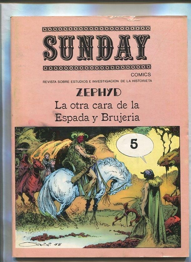 Sunday numero 05 (numerado 1 en interior cubierta)