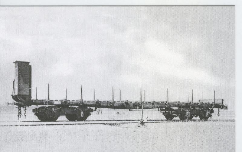 Postal 012786: Vagon de mercancias de bogies