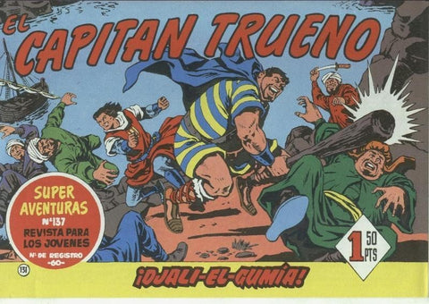 El Capitan Trueno facsimil numero 131: Djali el Gumia