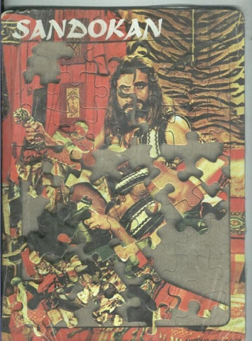 Puzzle piezas de carton de Sandokan Heroe de la TV