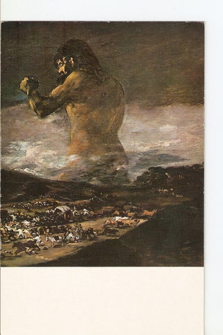 Postal 022162 : El coloso o el panico, Goya
