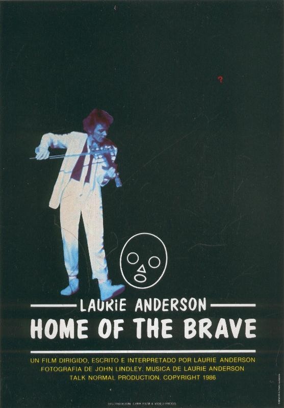 HOME OF THE BRAVE: cartel cine 30 x 21,3 cm