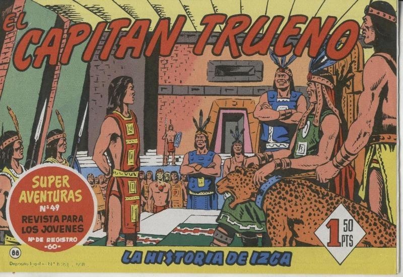 El Capitan Trueno facsimil numero 088: la historia de Izca