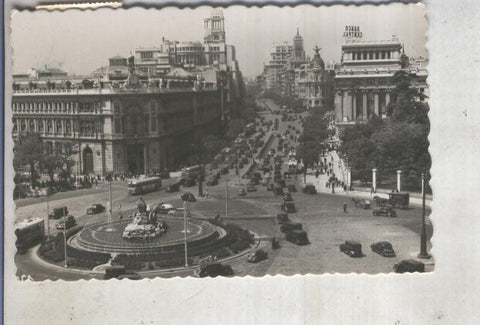 Postal 013243: Plaza de la Cibeles y calle Alcala de madrid