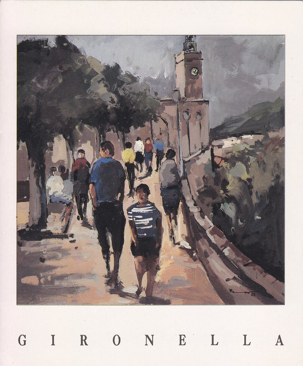 Postal 60002: Pintura Antonio Romero (Vila de Gironella)