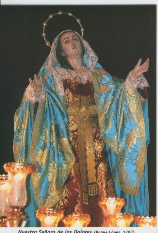 Postal 013713: Virgen Nuestra Señora de los Dolores (Roque Lopez)