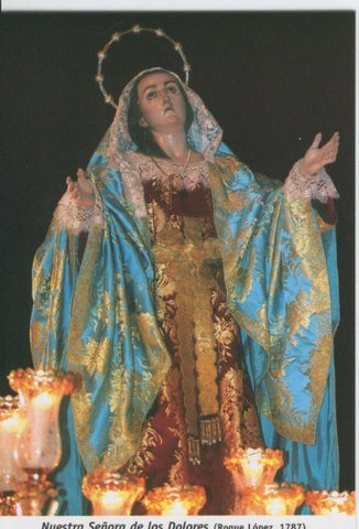 Postal 013713: Virgen Nuestra Señora de los Dolores (Roque Lopez)