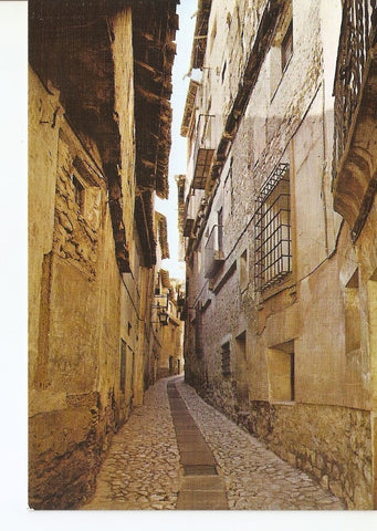 Postal 028083 : Albarracin (Teruel), tipica calle de Azagra (Monumento Nacional)