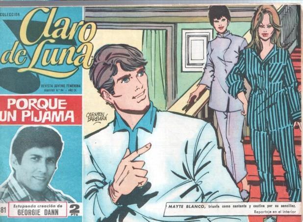 Claro de Luna numero 381: interior reportaje sobre Mayte Blanco