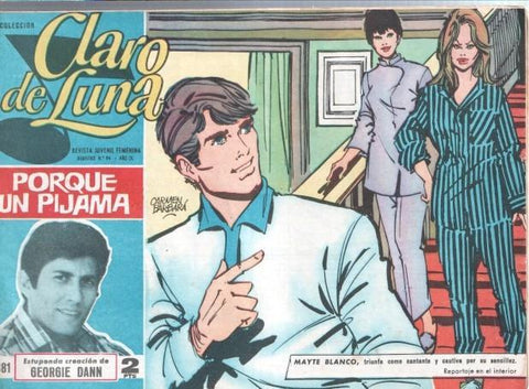 Claro de Luna numero 381: interior reportaje sobre Mayte Blanco
