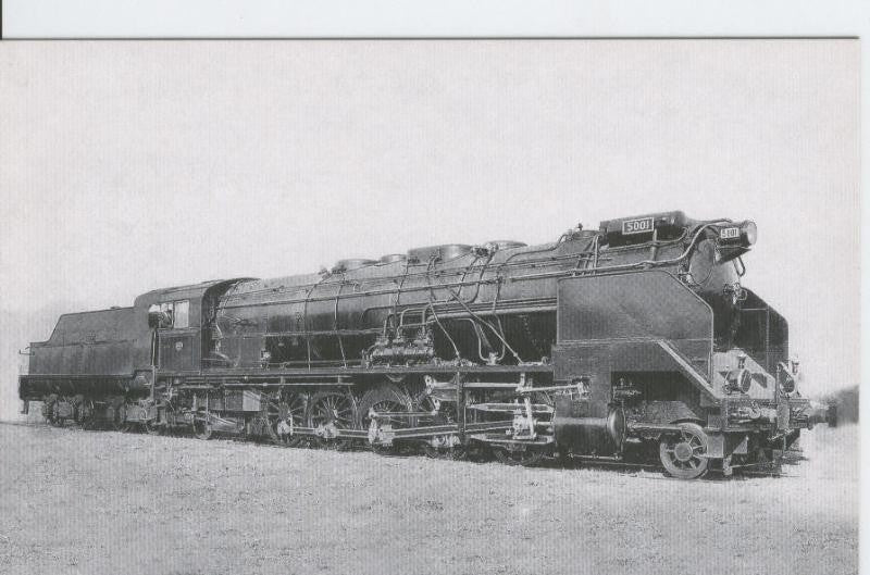 Postal 012172: Locomotora de vapor 151-3101