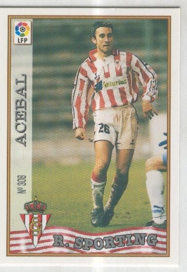 Cromo Liga 97/98: R. Sporting numero 308: Acebal