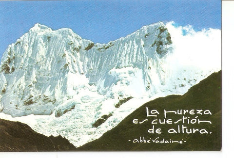 Postal 030315 : Varias montañas nevadas