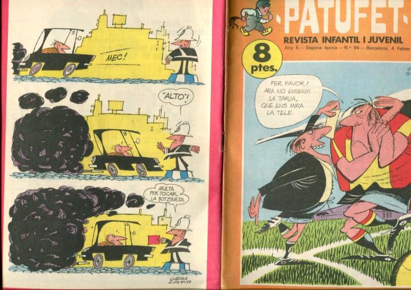 Patufet segona epoca numero 094: Pere Puigros, pintos, La filatelia per a infants, Montserrat Ruedas, El rei de la cerdanya