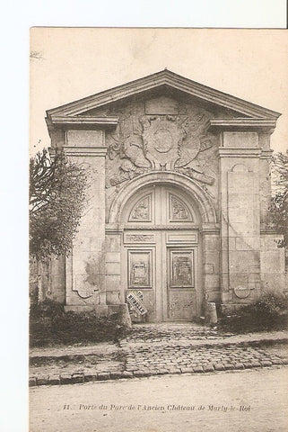 Postal 027372 : Porte du Parc de lAncien Château de Marly-le-Roi