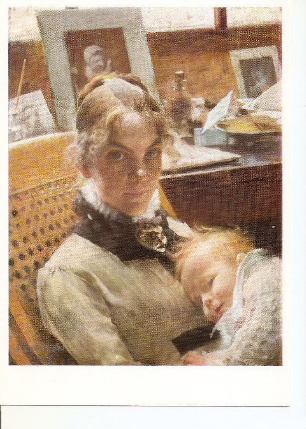 Postal 035325 : Carl Larsson. A Sutdio Idyll Nationalmuseum Stockholm
