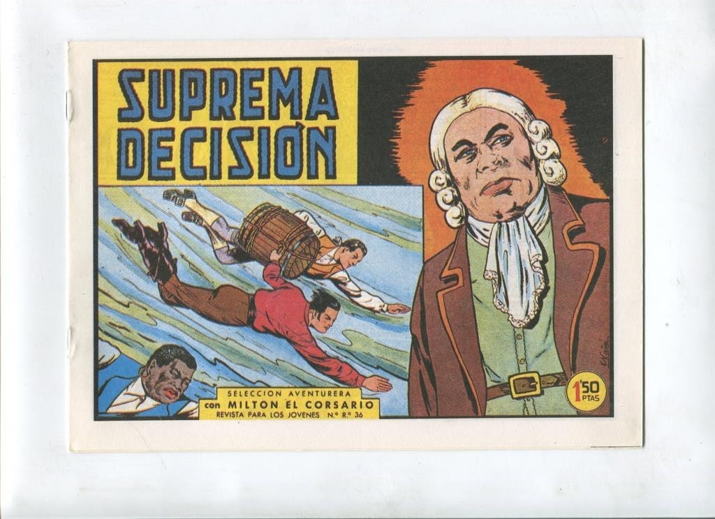 Milton el Corsario , facsimil numero 038: Suprema decision