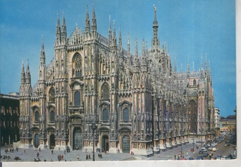 Postal 015886: Il Duomo de Milan, italia