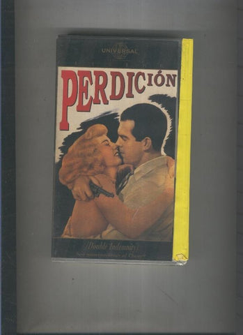 Video VHS: Perdicion (Fred MacMurray-Barbara Stanwyck)