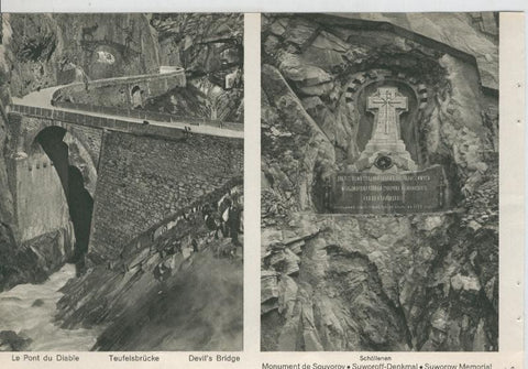 Susten-Gotthard-Furka-Grimsel: Le Pont du Diable y Monument de Souvorov