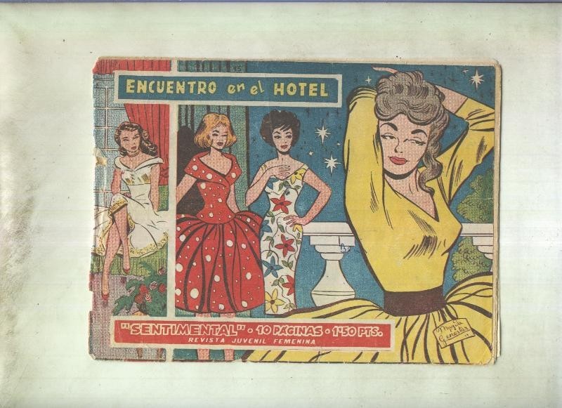 Sentimental revista juvenil femenina numero 015: Encuentro en el hotel