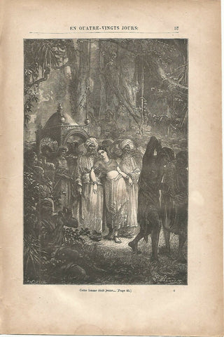LAMINA 1210: VERNE. Cette femme etait jeune….