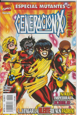 Especial Mutantes numero 20: Generacion X