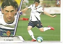 CROMO ALBUM LIGA DE FUTBOL 2007-2008: Diego Milito (no106) Real Zaragoza