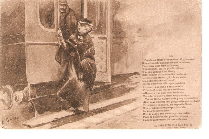 Postal 036102 : Canto Tercero El Crepusculo. El Tren Expreso
