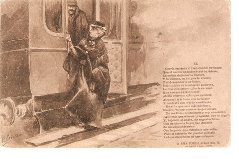 Postal 036102 : Canto Tercero El Crepusculo. El Tren Expreso