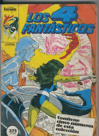 Los 4 Fantasticos volumen 1 retapado 066 al 070
