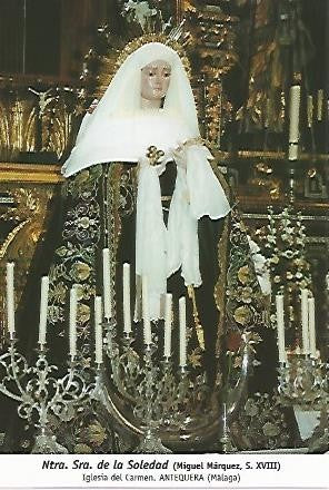 POSTAL 54305: Nuestra Señora de la Soledad. Antequera Malaga