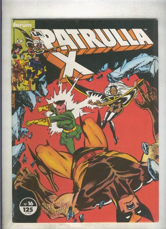 La Patrulla X volumen 1 numero 016: Recuerdos de mi vida (numerado 1 en trasera)