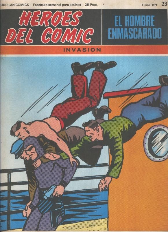 El Hombre Enmascarado numero 23: Invasion (numerado 1 en trasera)