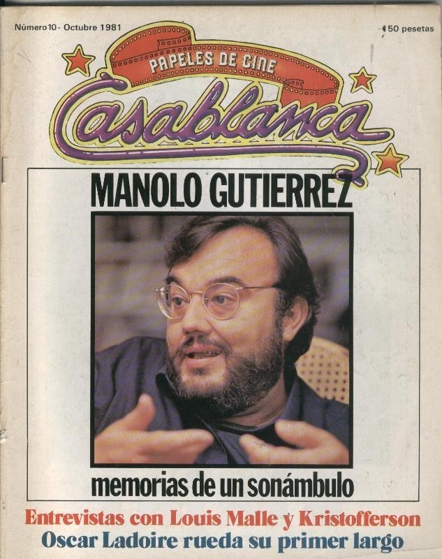 Papeles de cine: Casablanca numero 10