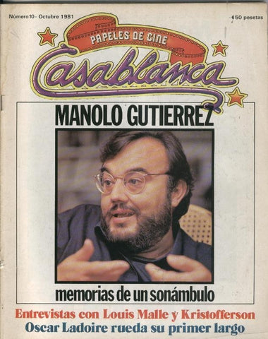 Papeles de cine: Casablanca numero 10