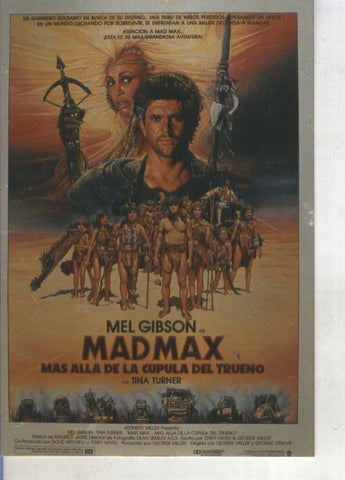 Foto cine 247: Mad Max mas alla de la cupula del trueno (Mel Gibson-Tina Turner)