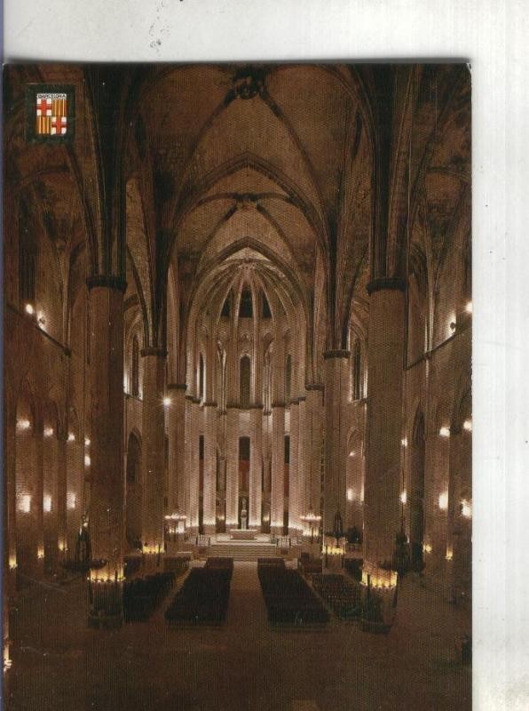 Postal 002393: Barcelona-Santa Maria del Mar