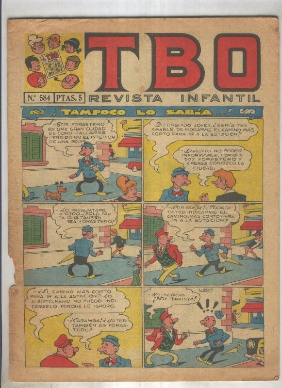 TBO numero 584: Tampoco lo sabia (Urda)