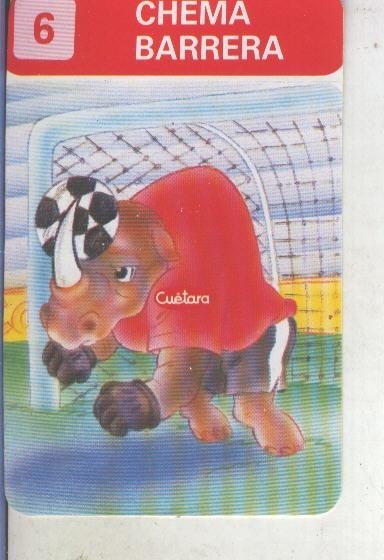 Cromos Los Zoolimpicos de Tostarica de  Cuetara numero 06: Chema barrera