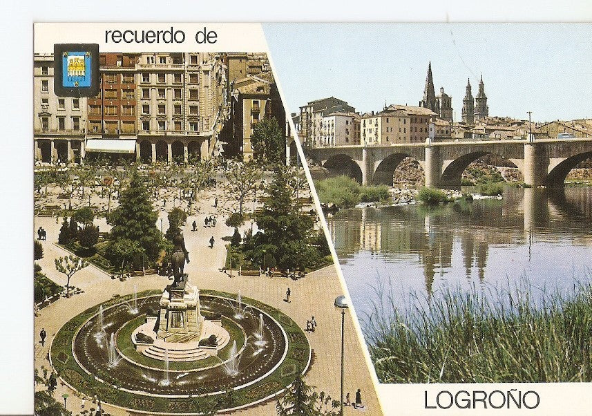 Postal 029390 : Logroño Plaza del Espolon