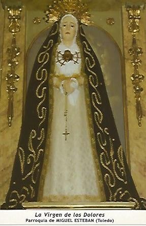 POSTAL 54629: Virgen de los Dolores. Miguel Esteban Toledo