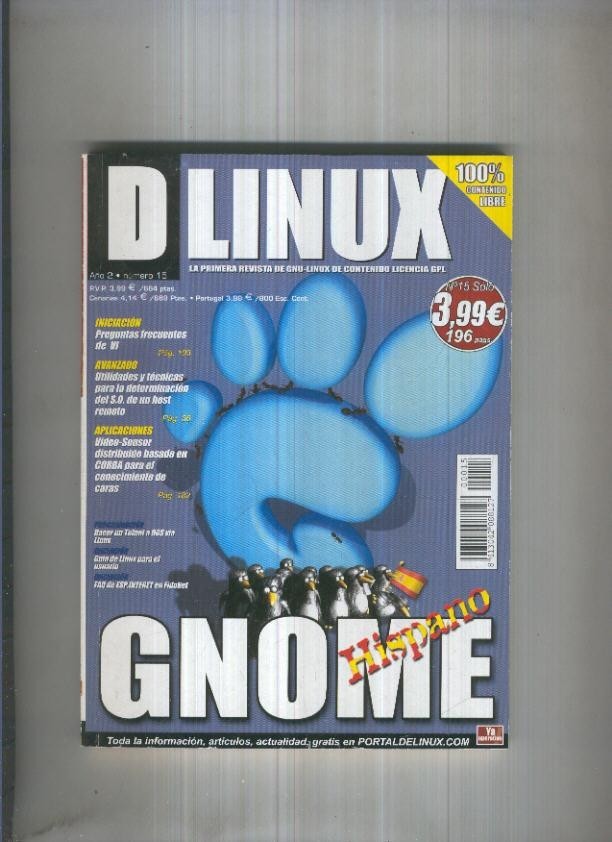 REVISTA DLINUX, Año 01 Numero 15: GNOME Hispano