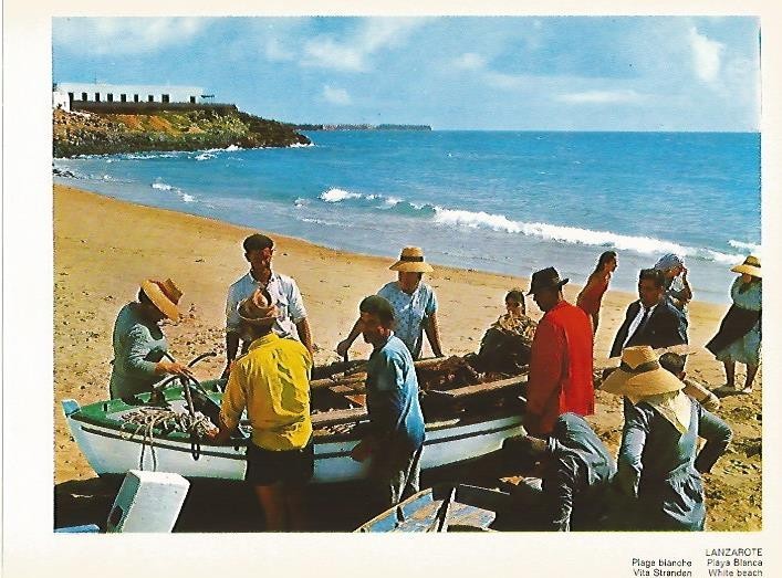 LAMINA 1698: LANZAROTE. Playa blanca