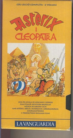 VIDEO VHS:  Asterix numero 05: i Cleopatra