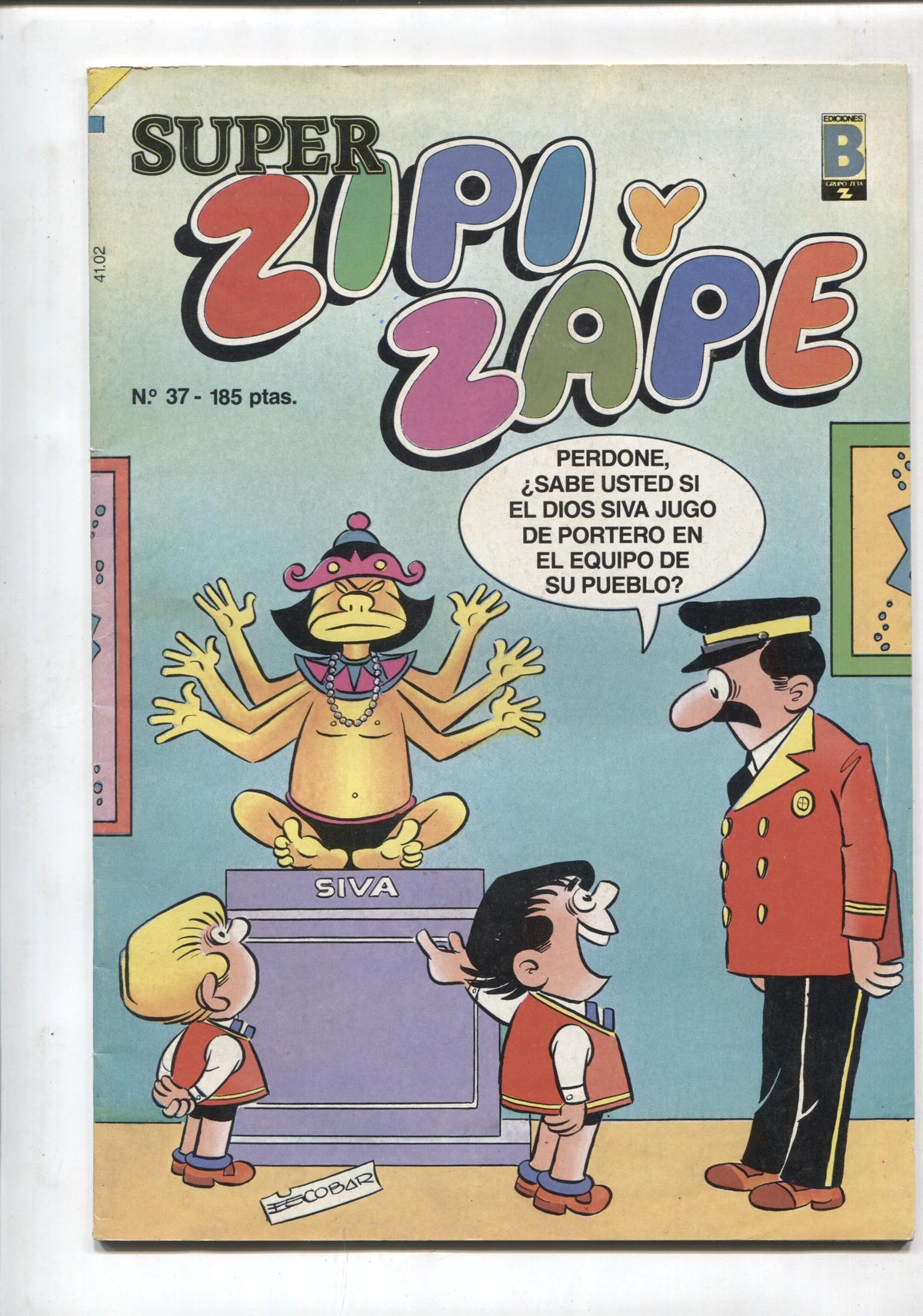 Super Zipi y Zape numero 037: Roquita, Caperucita Feroz, Montse, Los kokitos, Pablito, El profesor Tragacanto, 