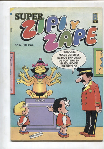 Super Zipi y Zape numero 037: Roquita, Caperucita Feroz, Montse, Los kokitos, Pablito, El profesor Tragacanto, 